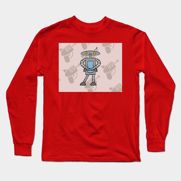 May Crossed Robot Long Sleeve T-Shirt by Soundtrack Alley